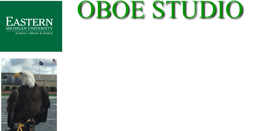 OBOE STUDIO HOMEPAGE of EASTERN&nbsp;Michigan University's School of Music and Dance